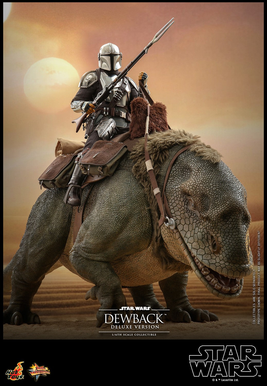 Sandtrooper Sergeant and Dewback Star Wars Sixth Scale Figure Set