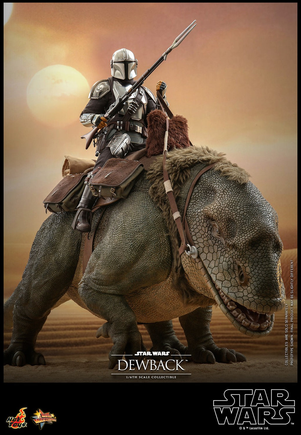 Sandtrooper Sergeant and Dewback Star Wars Sixth Scale Figure Set