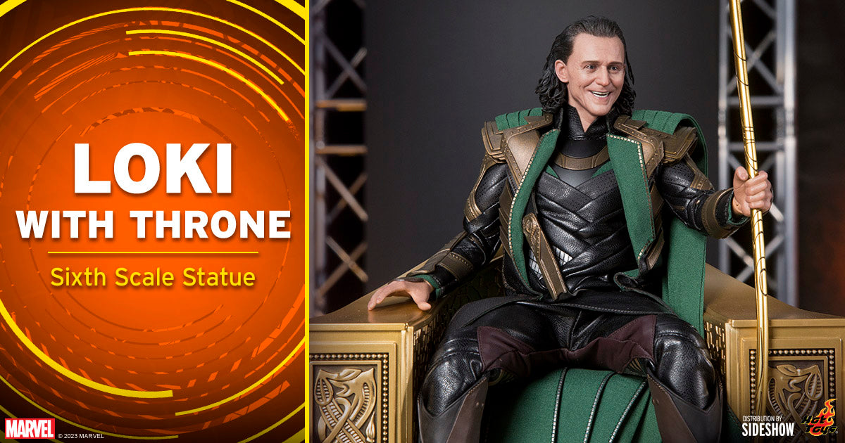 Loki with Throne Sixth Scale Figure by Hot Toys Marvel