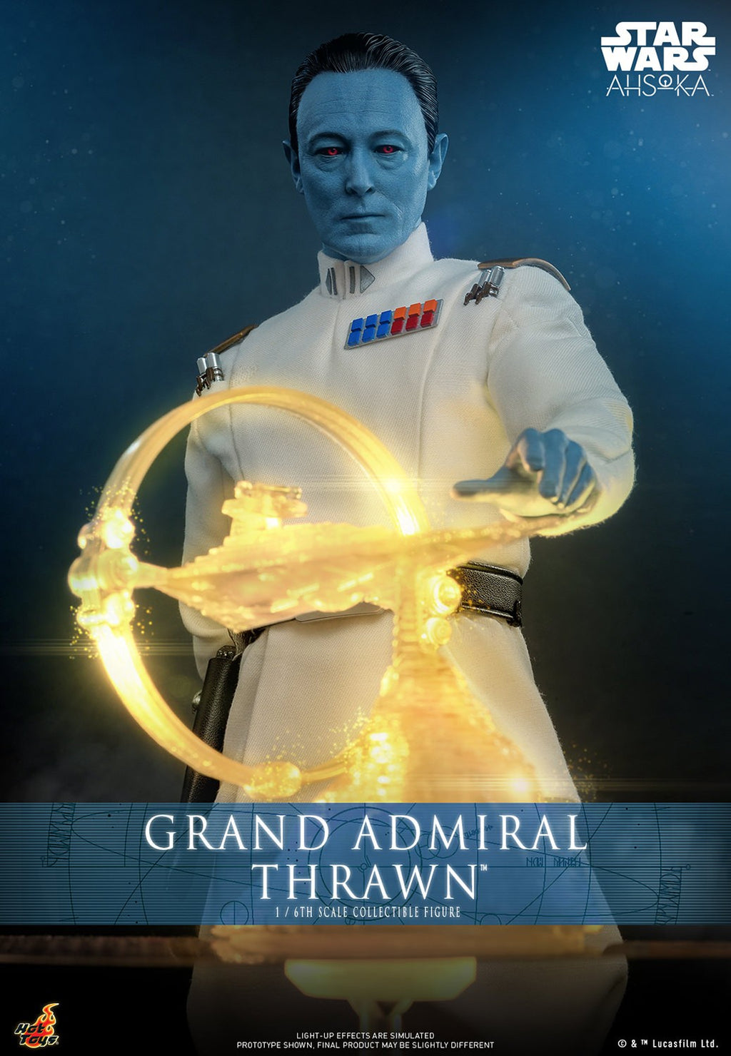 Grand Admiral Thrawn Star Wars Sixth Scale Figure