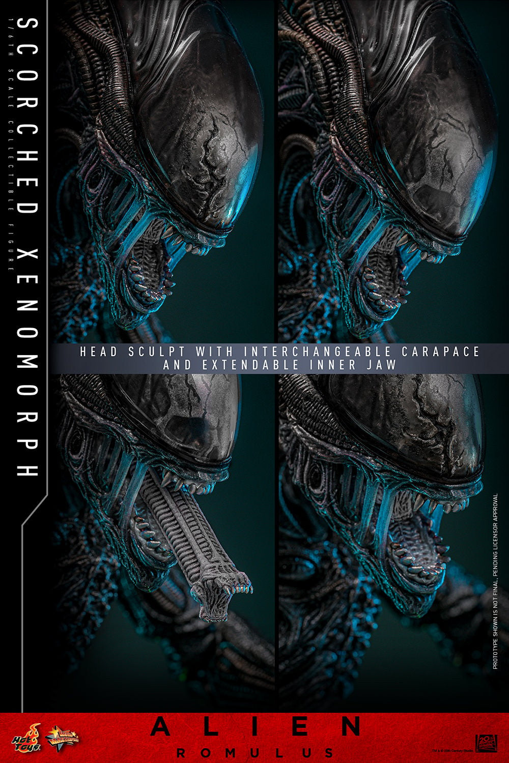 Scorched Xenomorph Alien Sixth Scale Figure