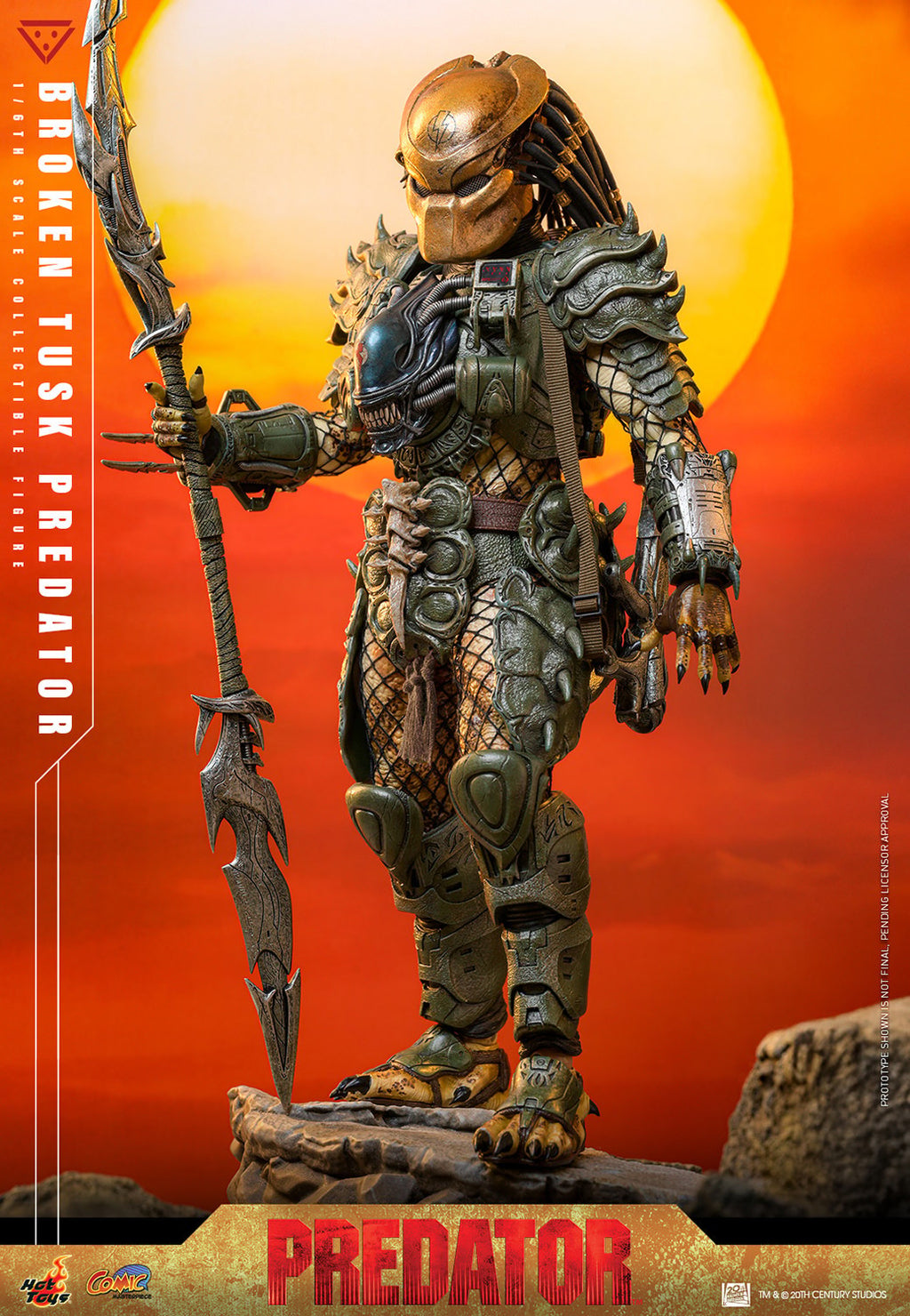 Broken Tusk Predator Alien VS Predator Sixth Scale Figure