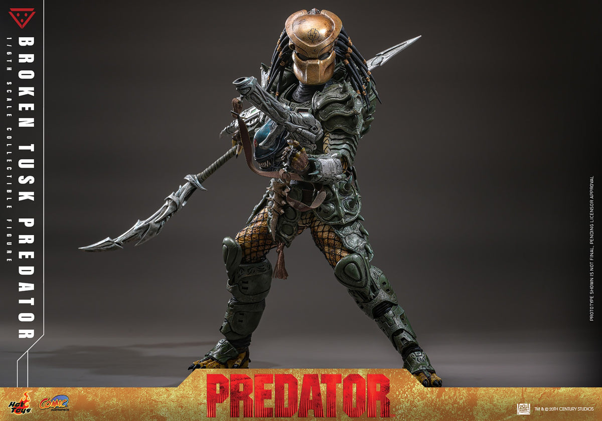 Broken Tusk Predator Alien VS Predator Sixth Scale Figure