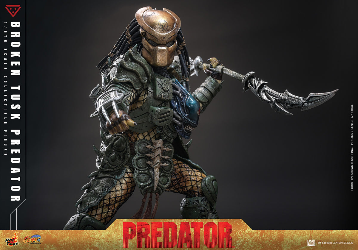 Broken Tusk Predator Alien VS Predator Sixth Scale Figure