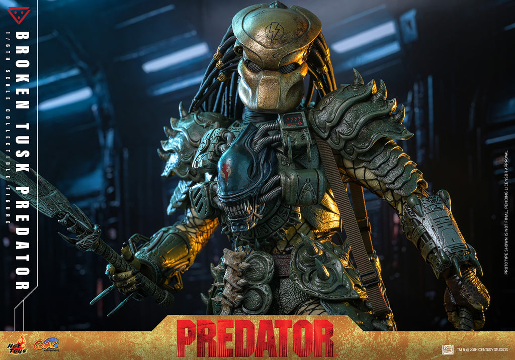 Broken Tusk Predator Alien VS Predator Sixth Scale Figure