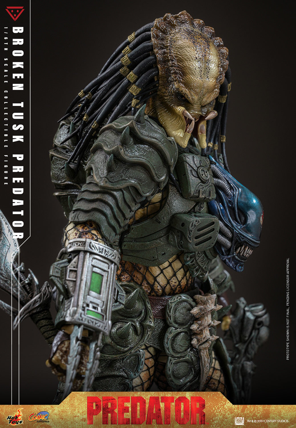 Broken Tusk Predator Alien VS Predator Sixth Scale Figure