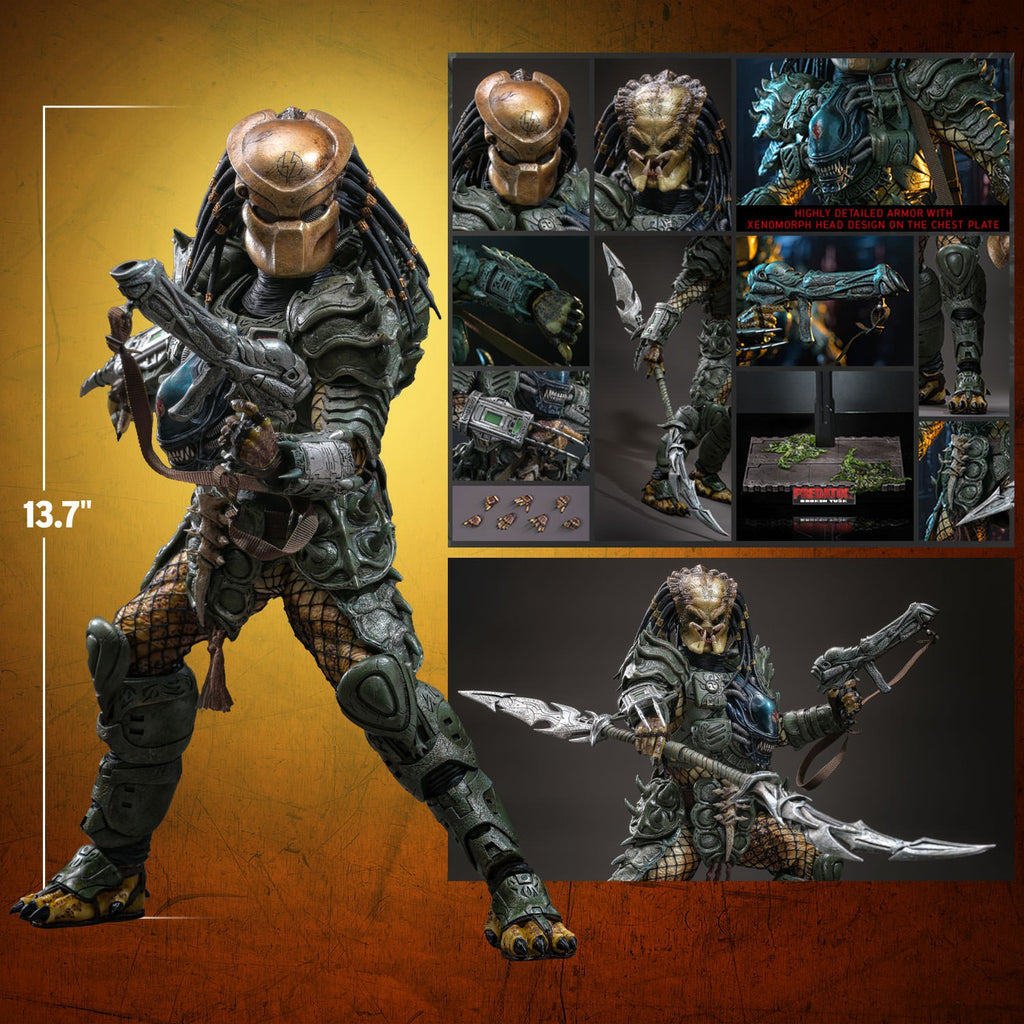 Broken Tusk Predator Alien VS Predator Sixth Scale Figure