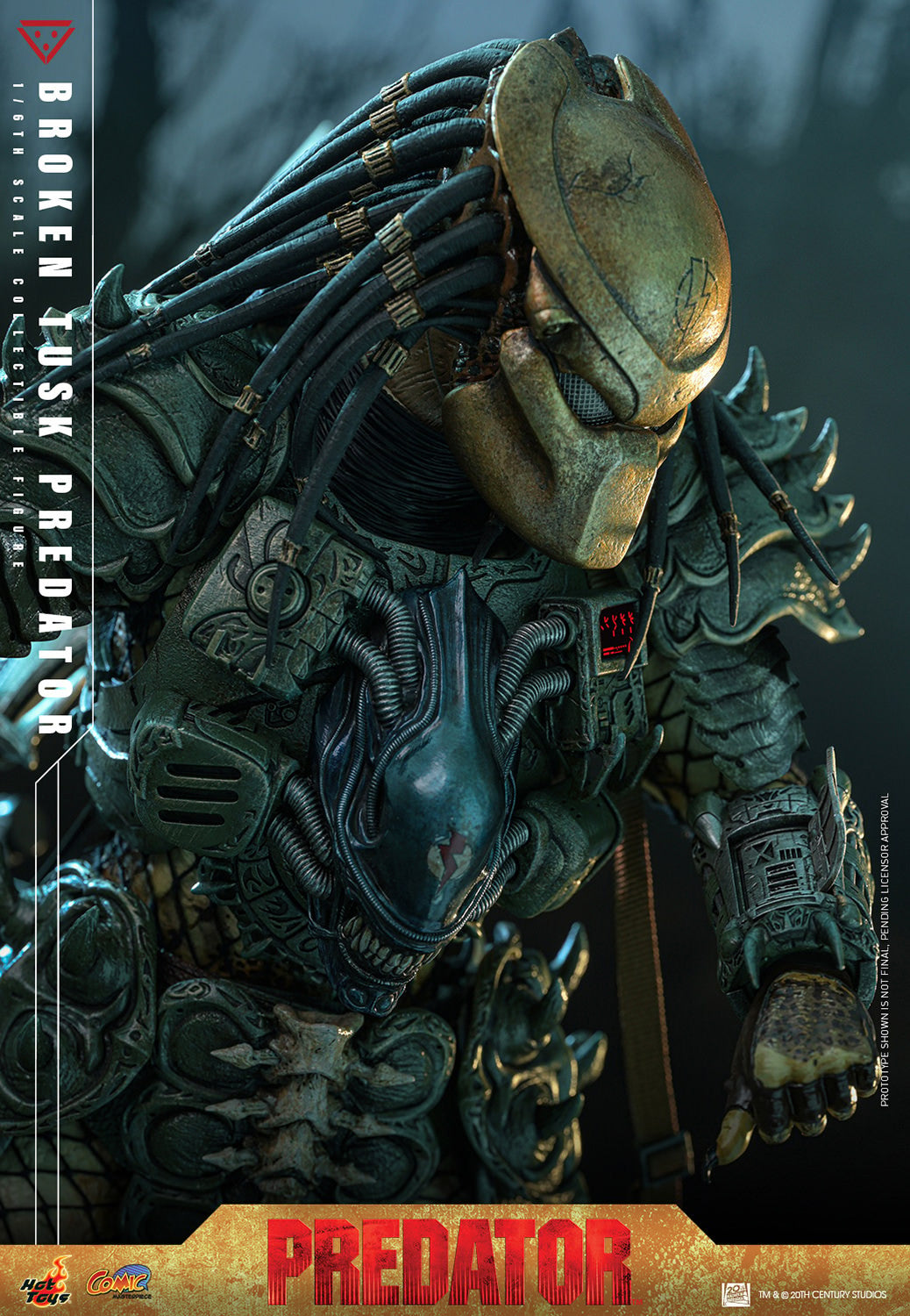 Broken Tusk Predator Alien VS Predator Sixth Scale Figure