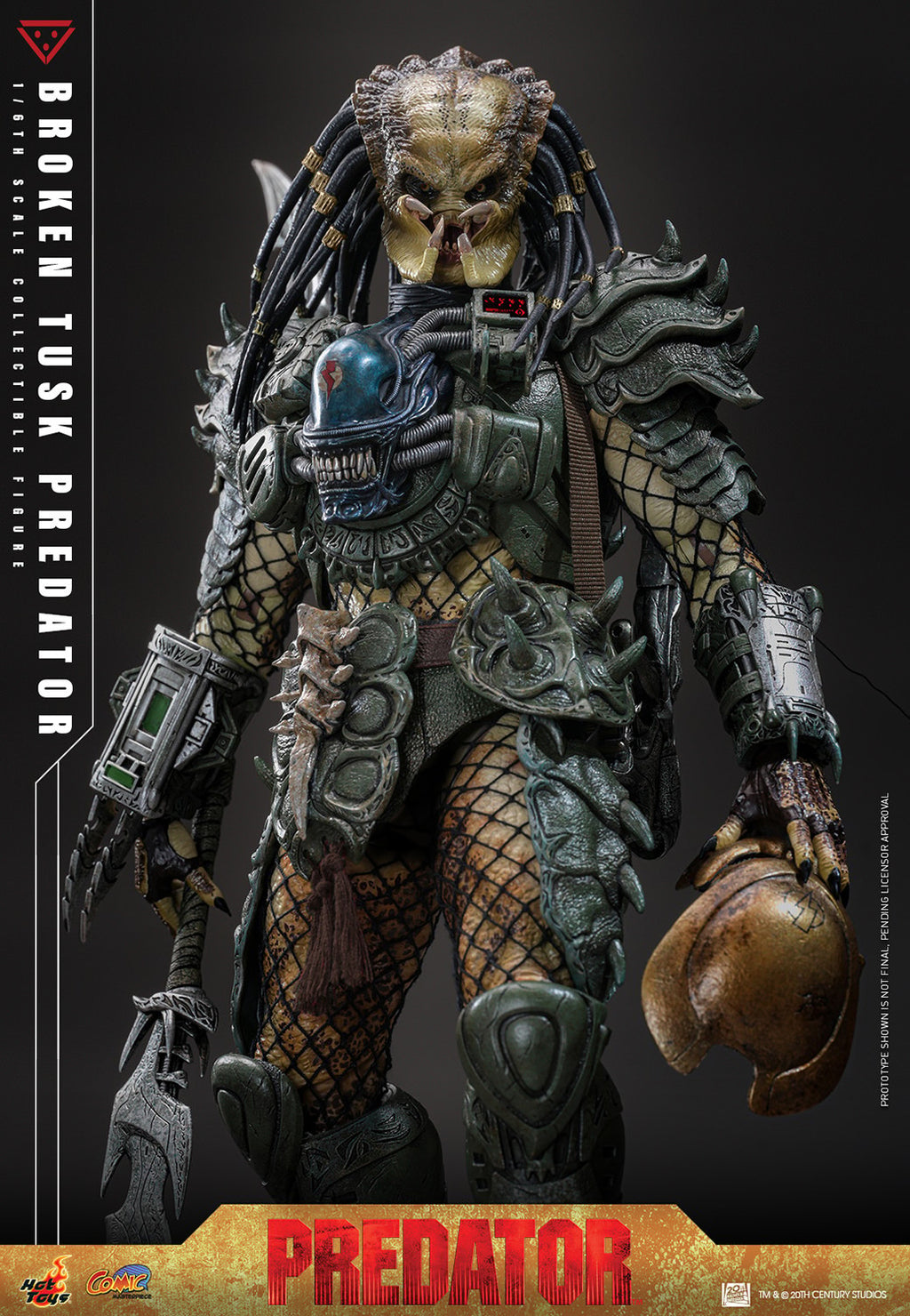 Broken Tusk Predator Alien VS Predator Sixth Scale Figure