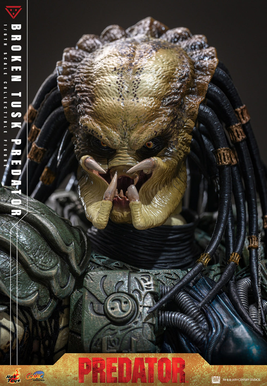 Broken Tusk Predator Alien VS Predator Sixth Scale Figure