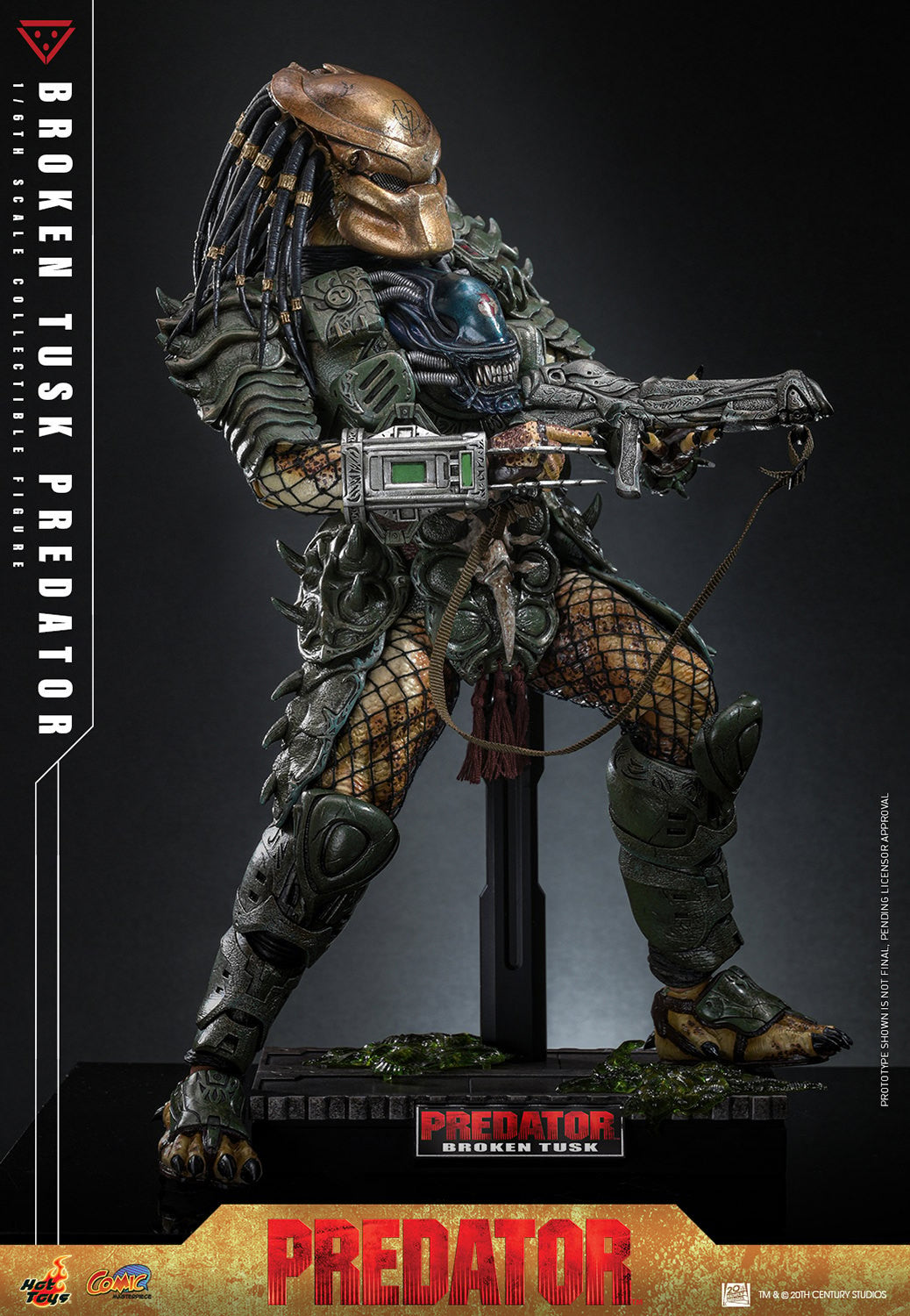 Broken Tusk Predator Alien VS Predator Sixth Scale Figure