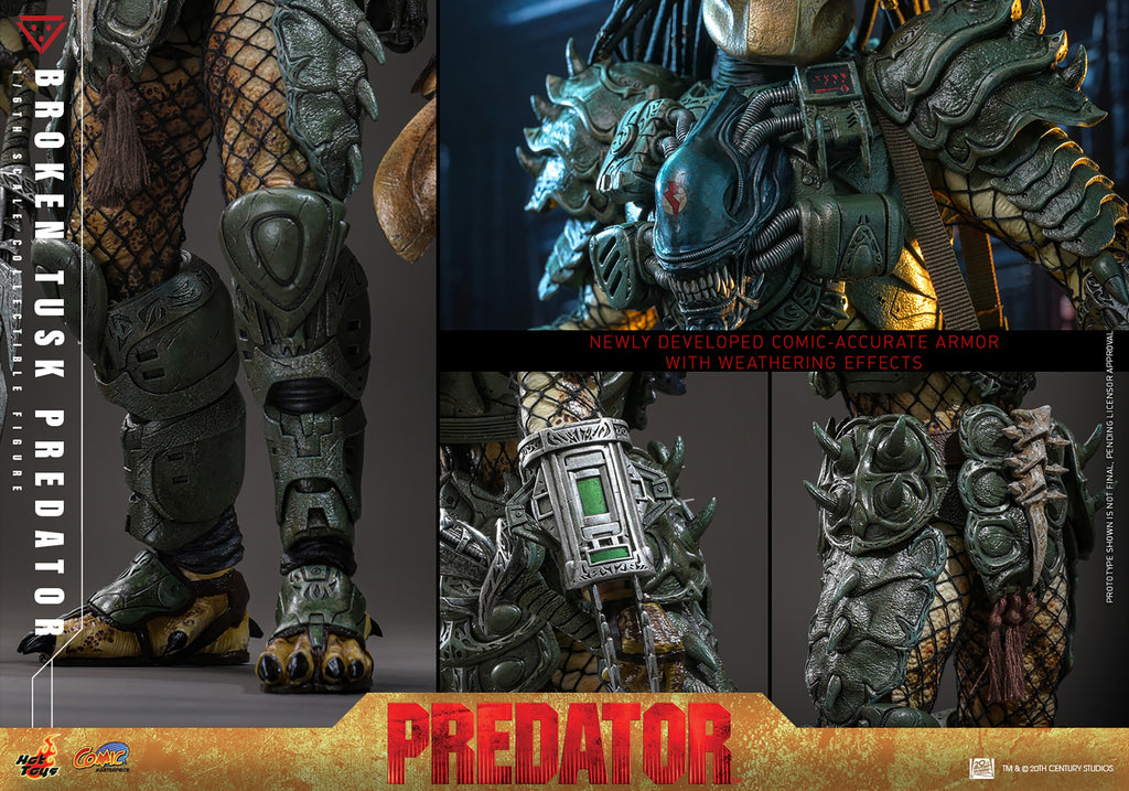Broken Tusk Predator Alien VS Predator Sixth Scale Figure