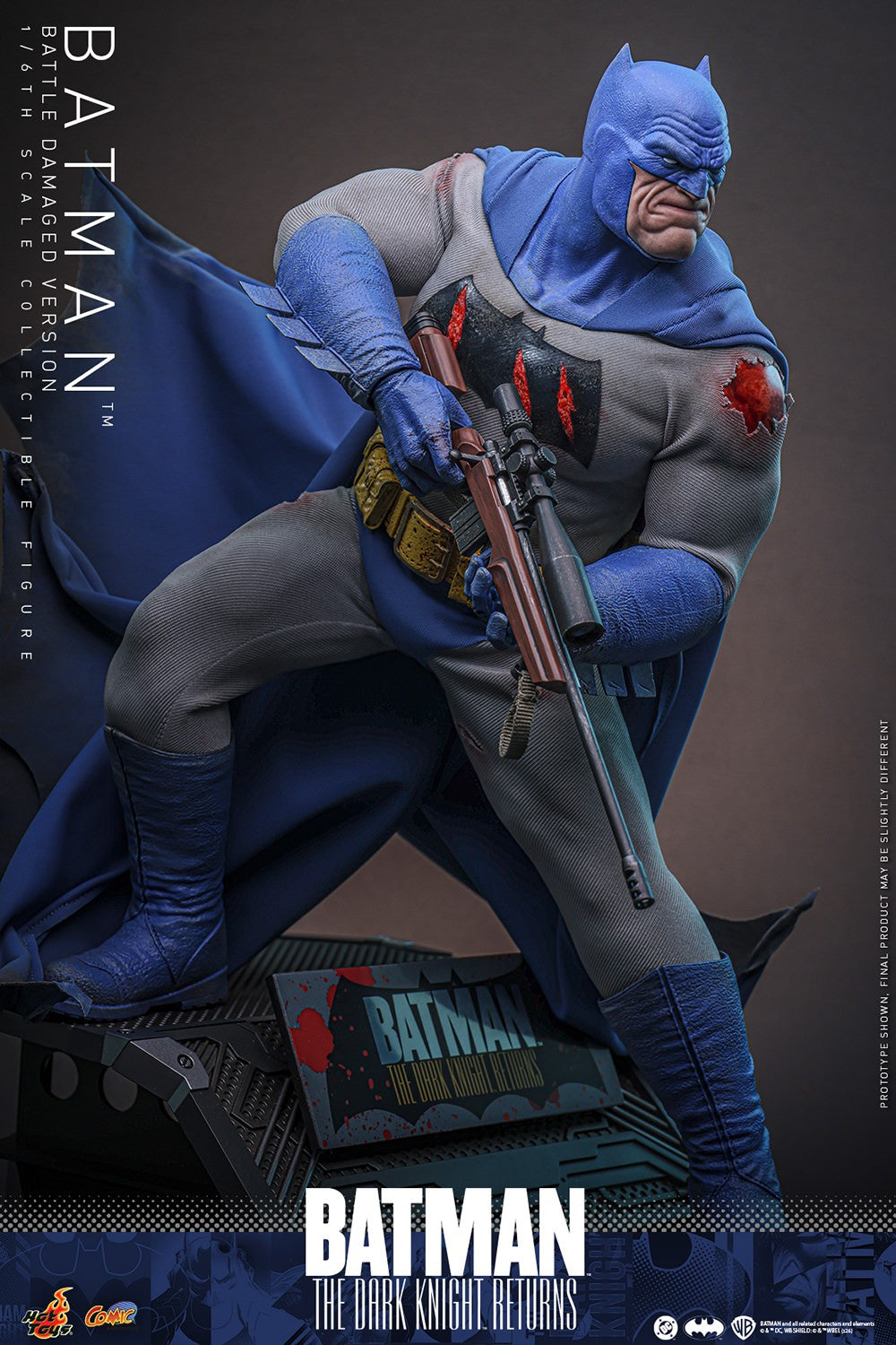 Batman (Battle Damaged Version) DC Sixth Scale Figure