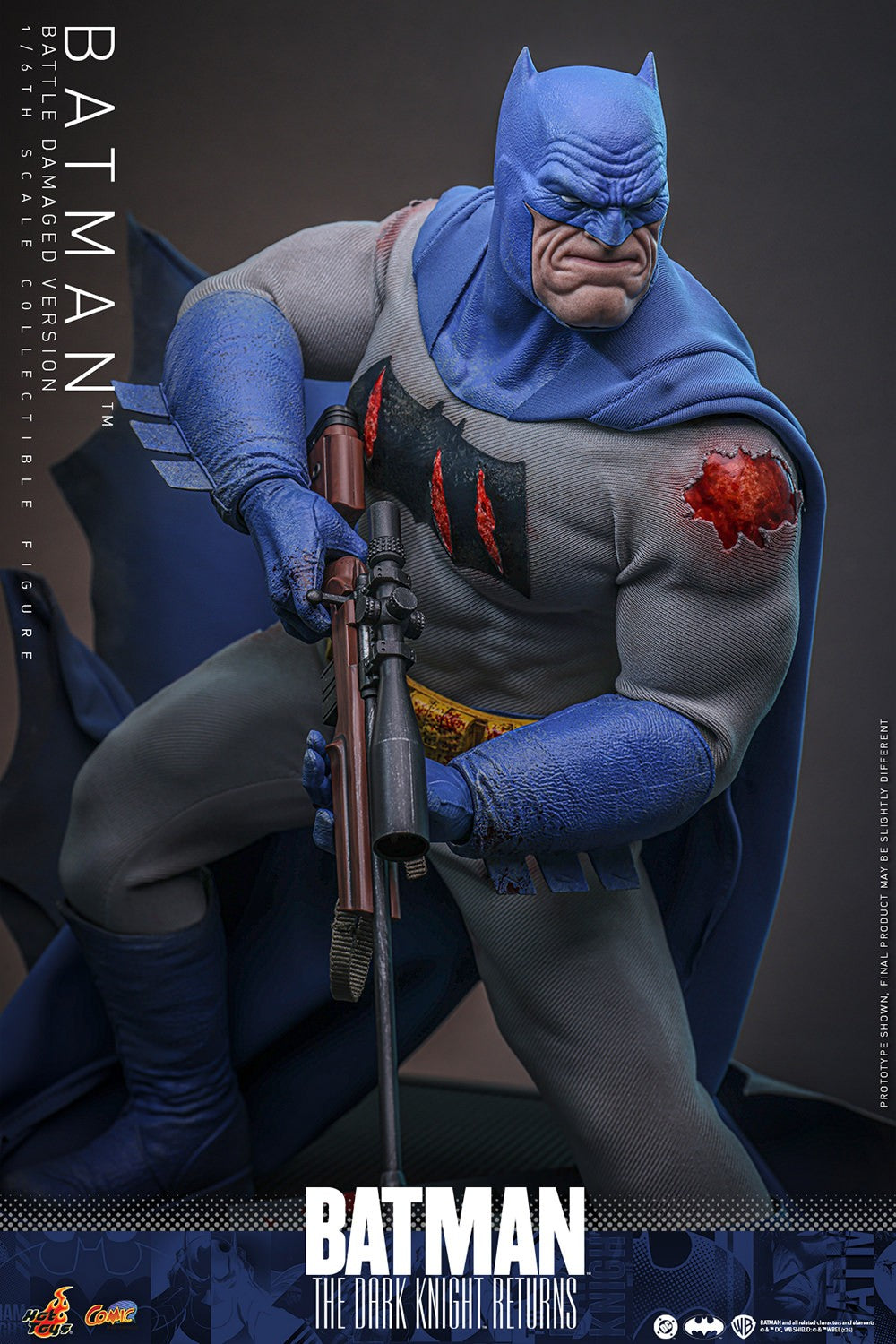 Batman (Battle Damaged Version) DC Sixth Scale Figure