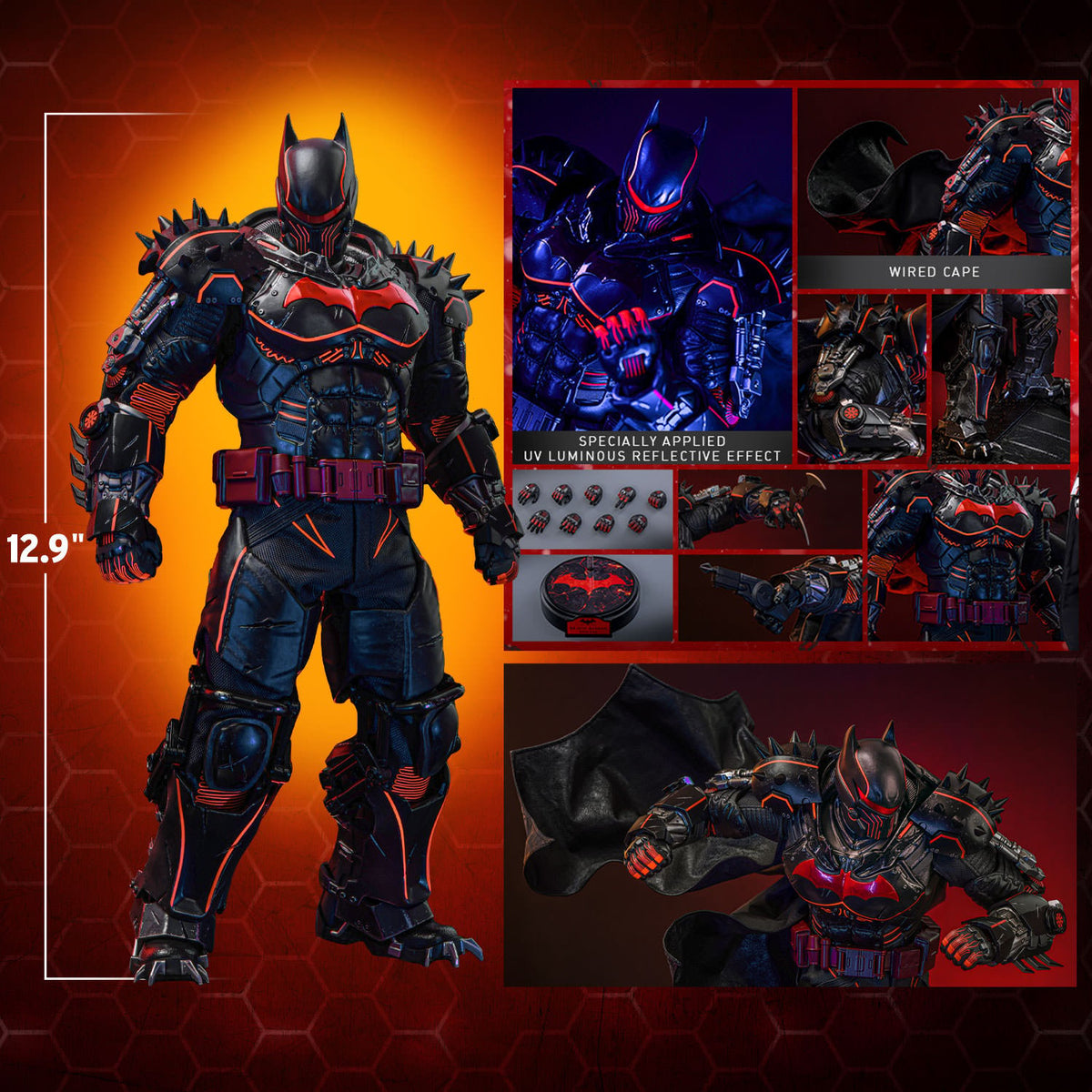 Batman (XE Suit Hellbat Version) DC Sixth Scale Figure