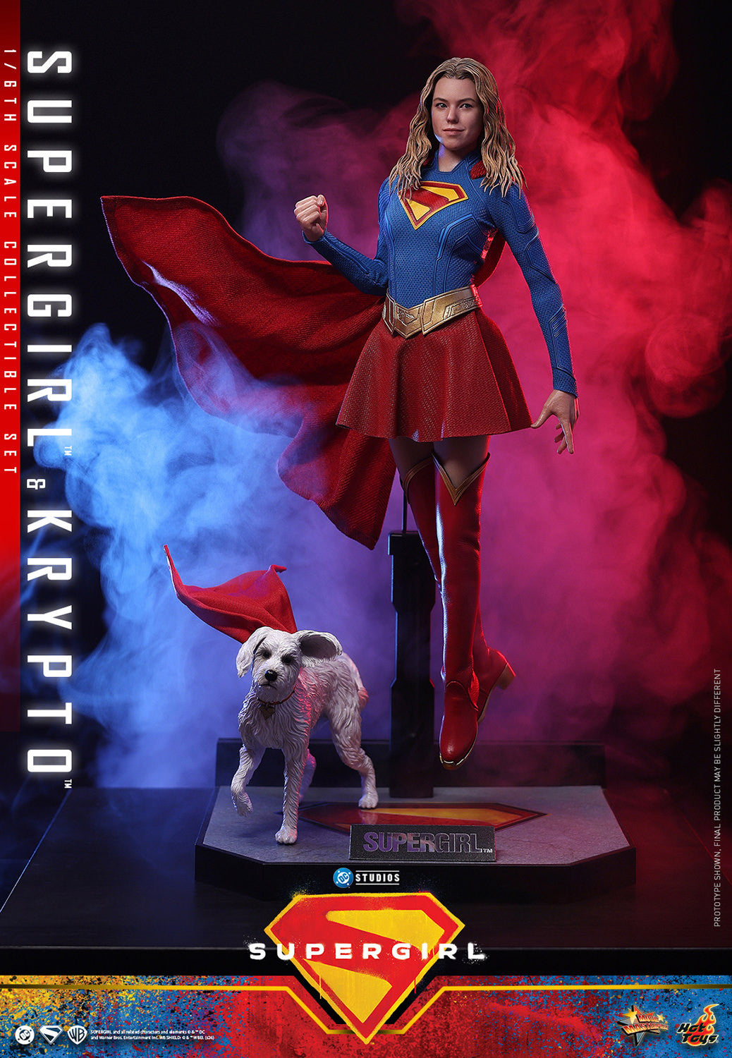 Supergirl & Krypto DC Sixth Scale Figure Set