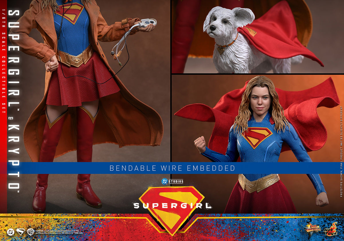 Supergirl & Krypto DC Sixth Scale Figure Set