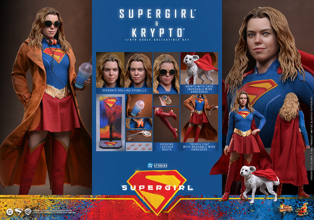 Supergirl & Krypto DC Sixth Scale Figure Set