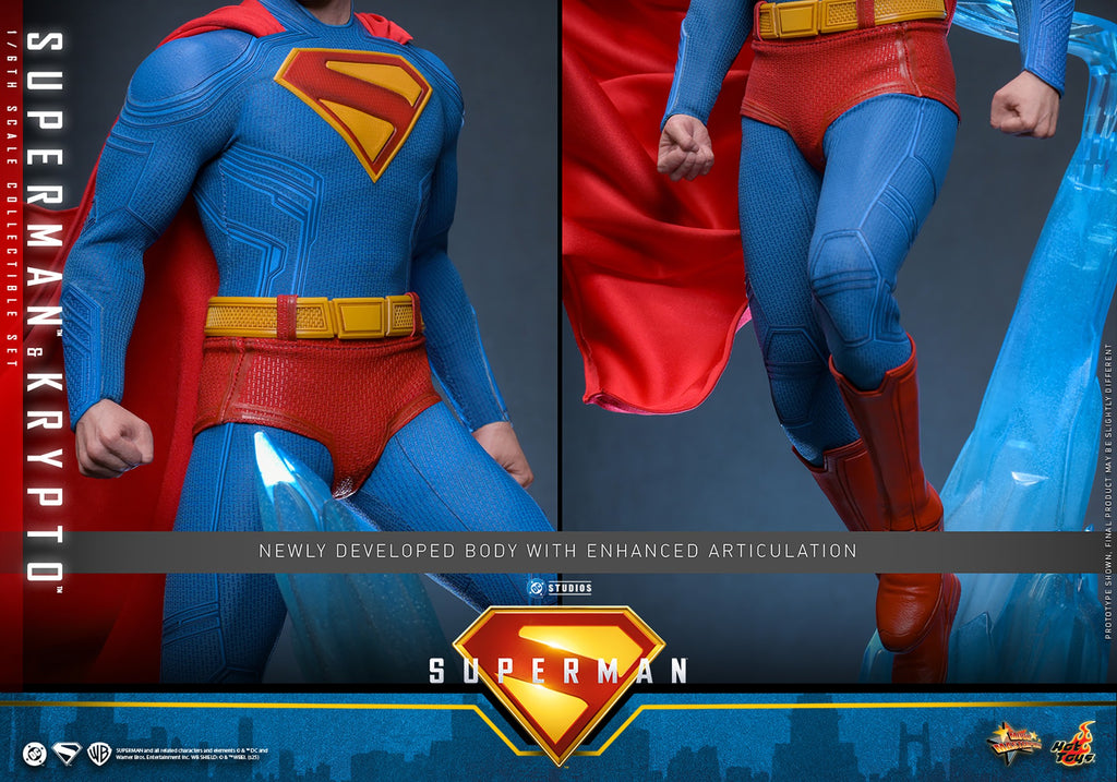 Superman & Krypto DC Sixth Scale Figure Set