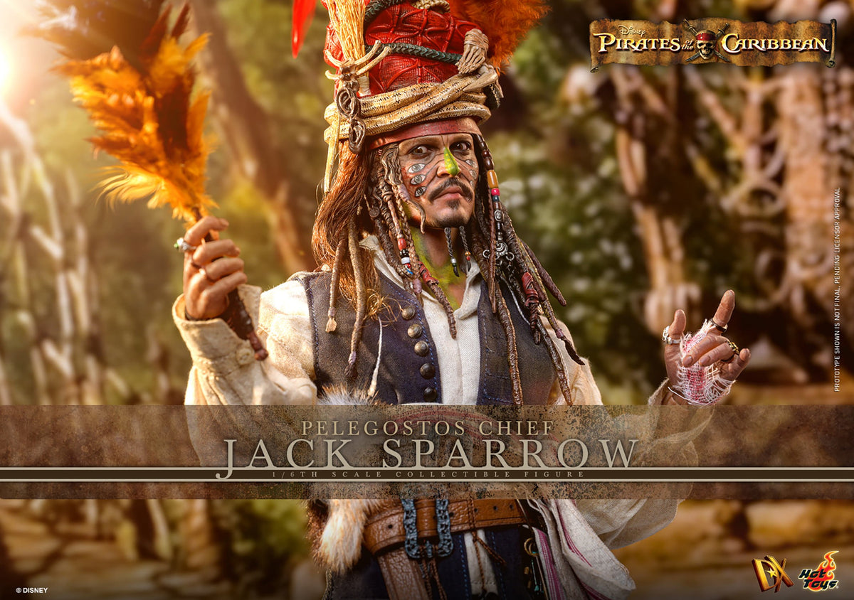 Pelegostos Chief Jack Sparrow Disney Sixth Scale Figure