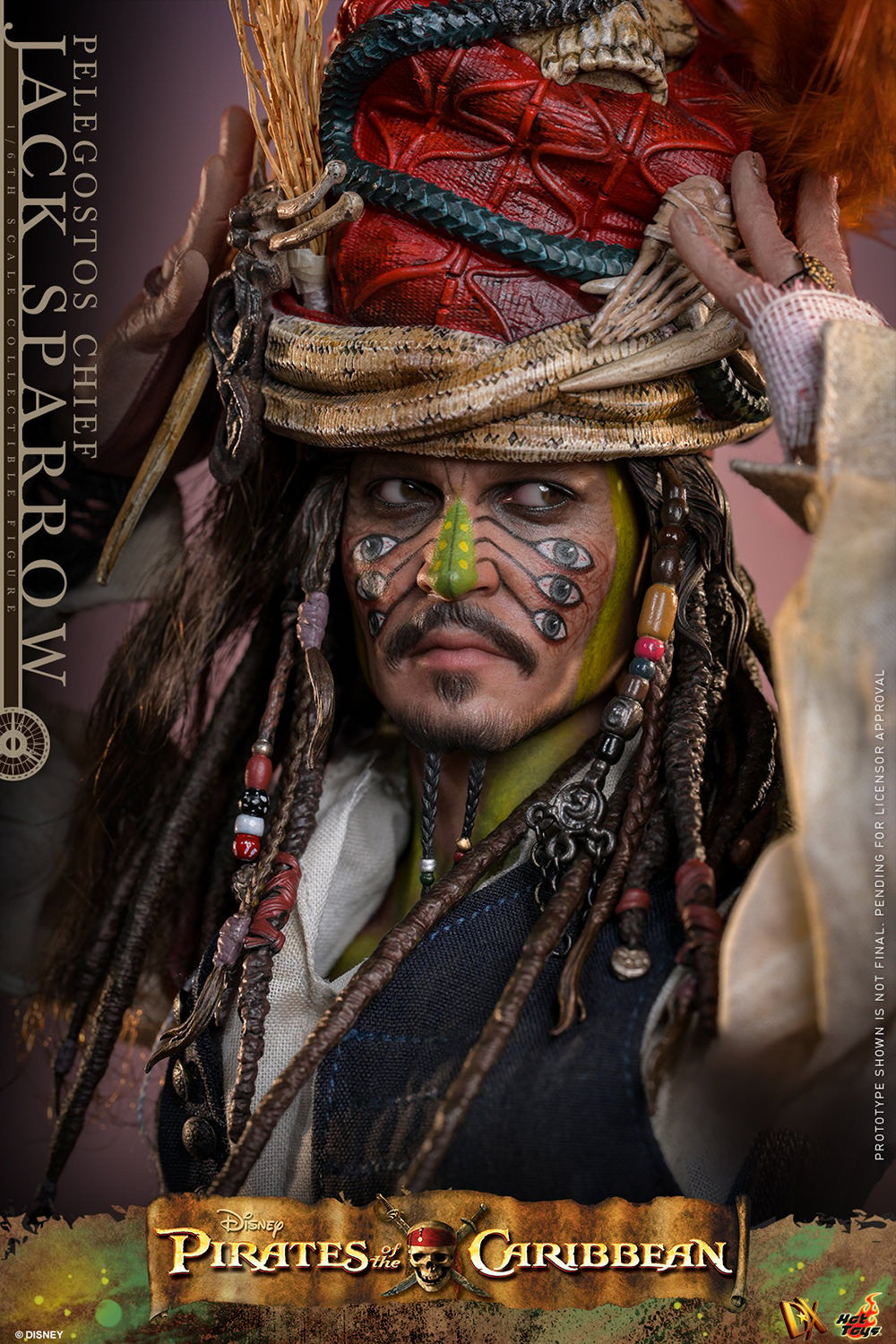 Pelegostos Chief Jack Sparrow Disney Sixth Scale Figure