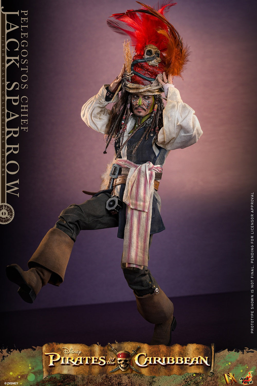 Pelegostos Chief Jack Sparrow Disney Sixth Scale Figure