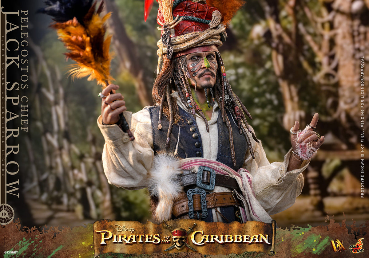 Pelegostos Chief Jack Sparrow Disney Sixth Scale Figure