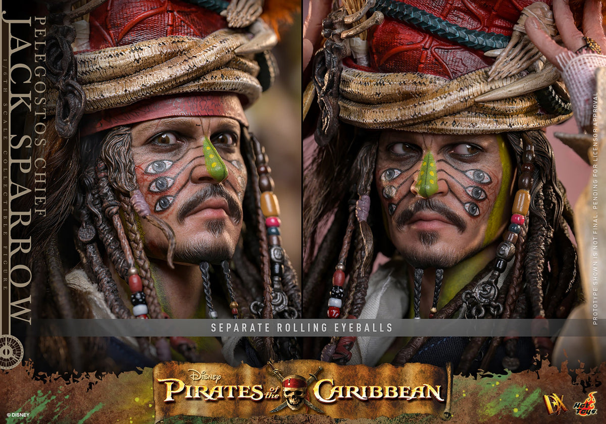Pelegostos Chief Jack Sparrow Disney Sixth Scale Figure