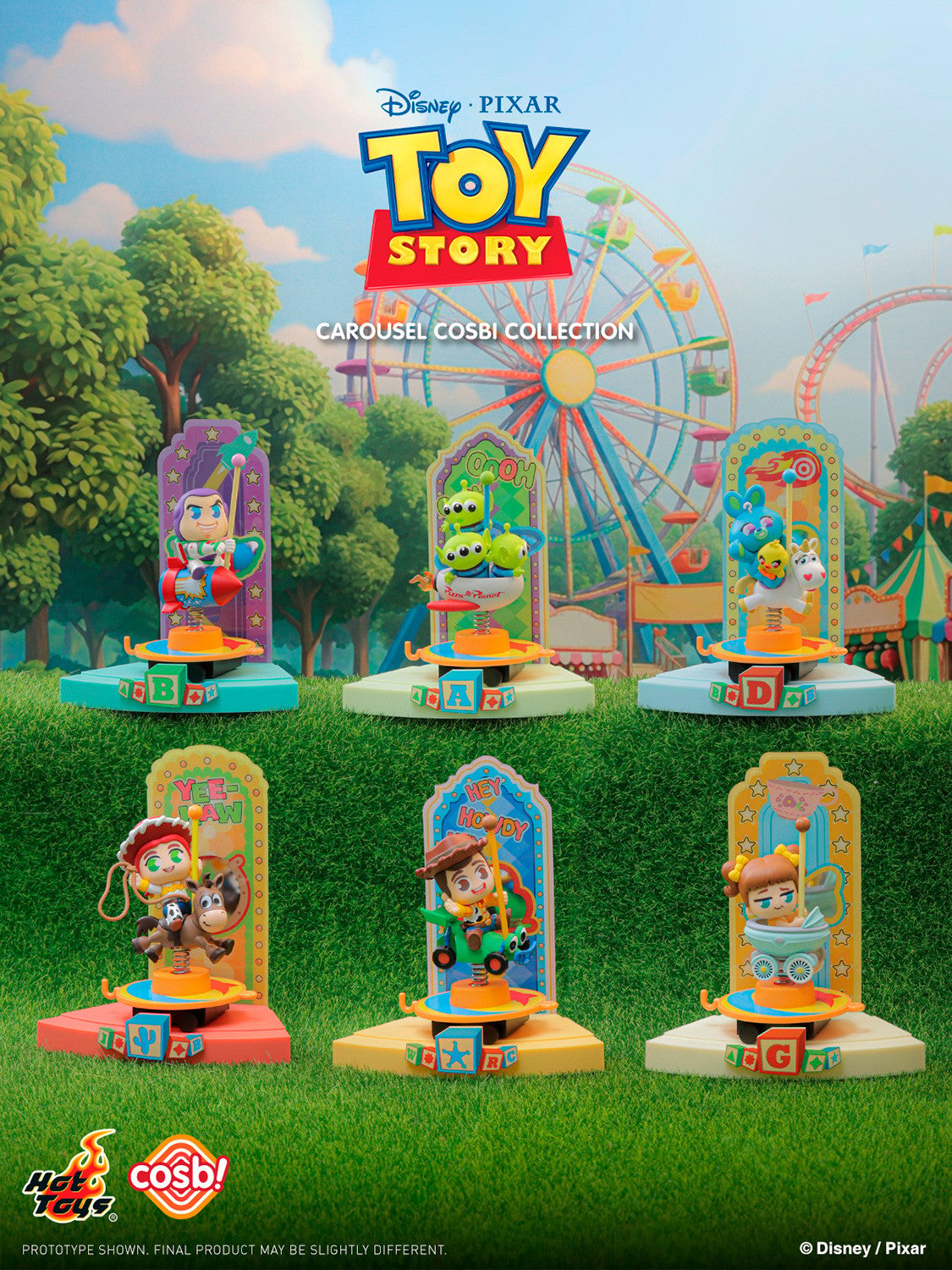 Toy Story Carousel Cosbi Collection Disney Blind Box Set