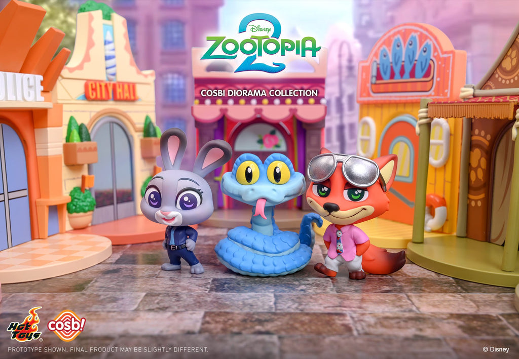 Zootopia 2 Cosbi Diorama Collection Disney Blind Box Set