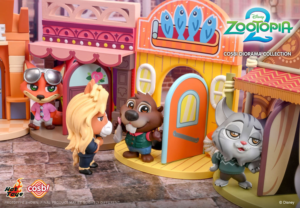 Zootopia 2 Cosbi Diorama Collection Disney Blind Box Set