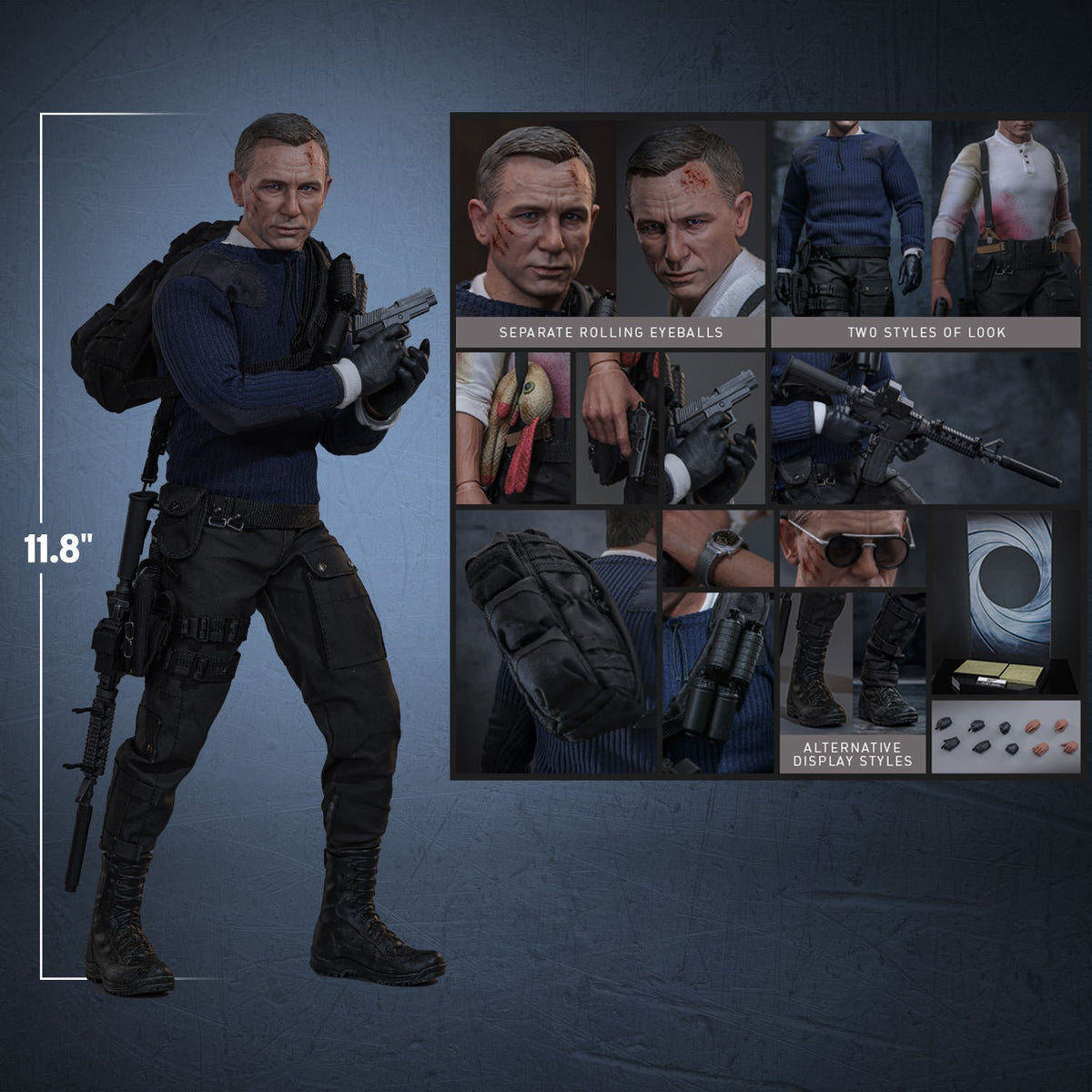 James Bond (Commando Outfit) Sixth Scale Figure