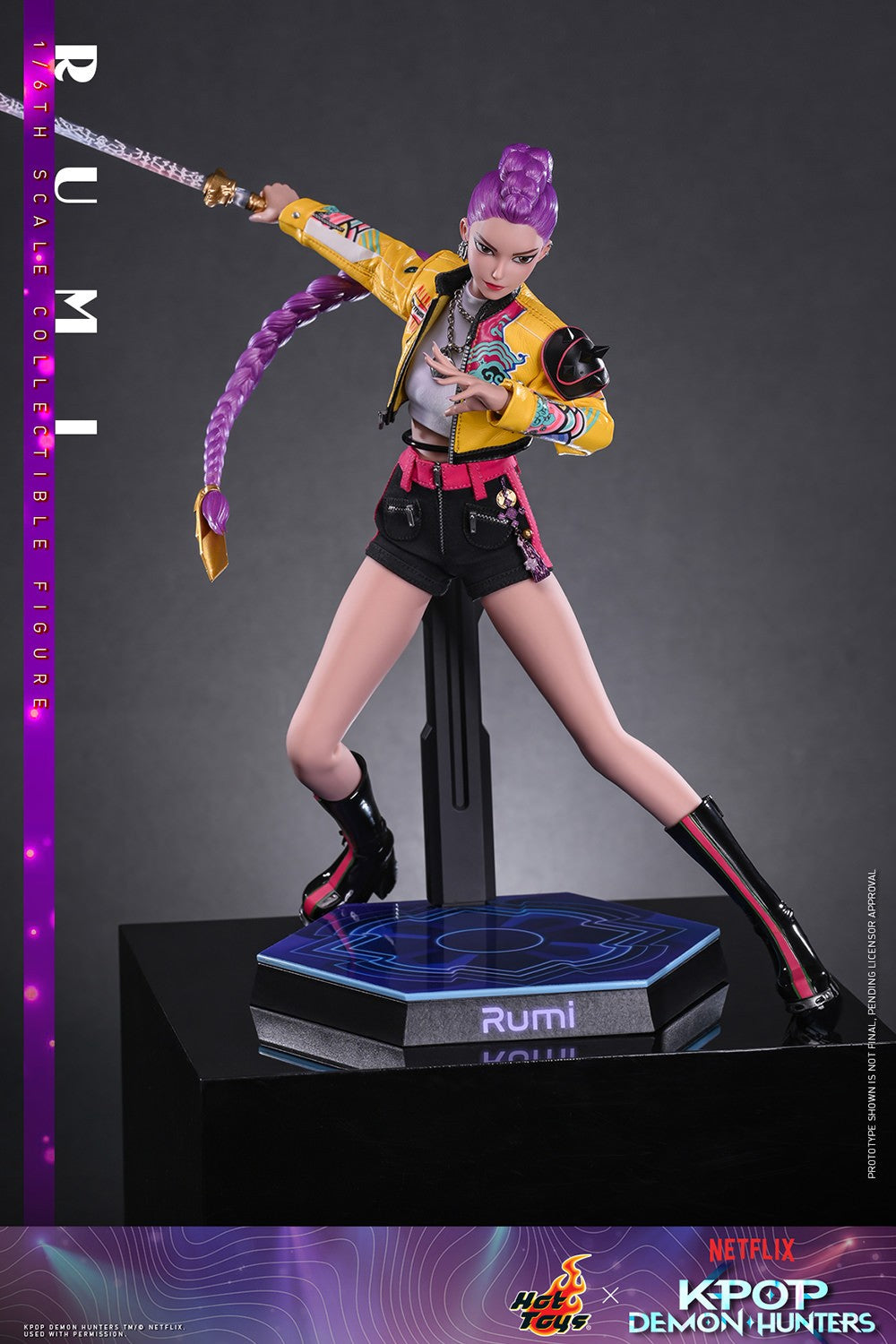 Rumi KPop Demon Hunters Sixth Scale Figure