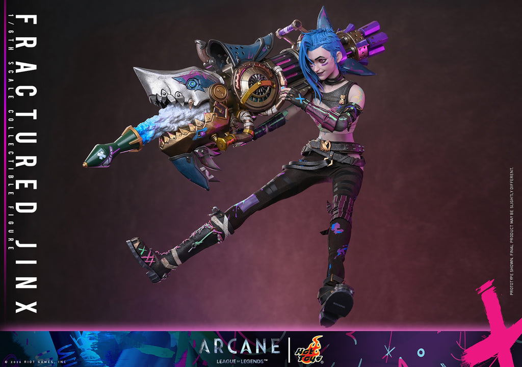 Fractured Jinx League of Legends Sixth Scale Figure