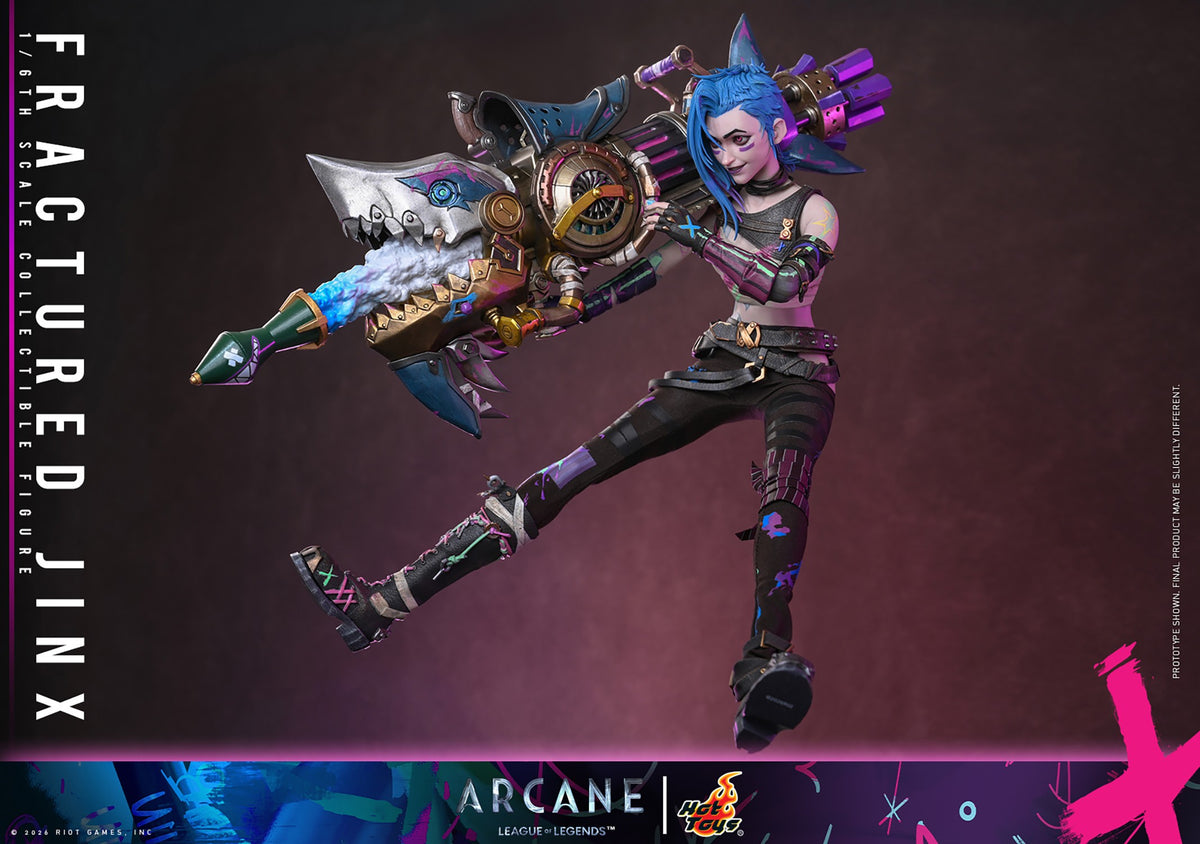 Fractured Jinx League of Legends Sixth Scale Figure
