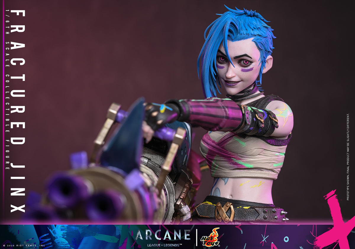 Fractured Jinx League of Legends Sixth Scale Figure