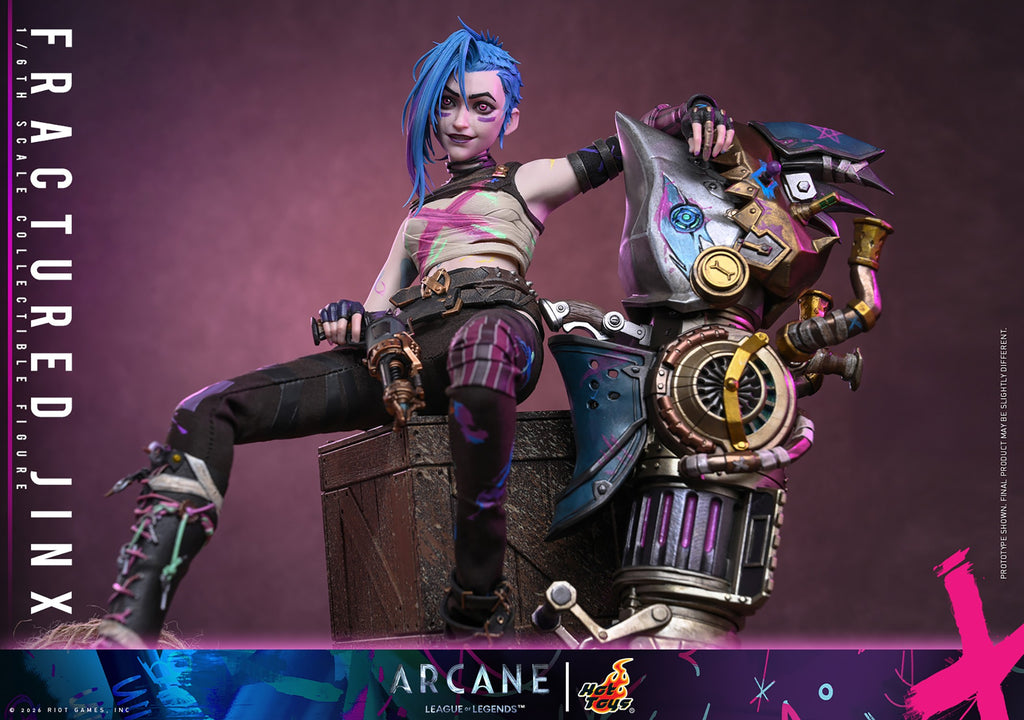 Fractured Jinx League of Legends Sixth Scale Figure