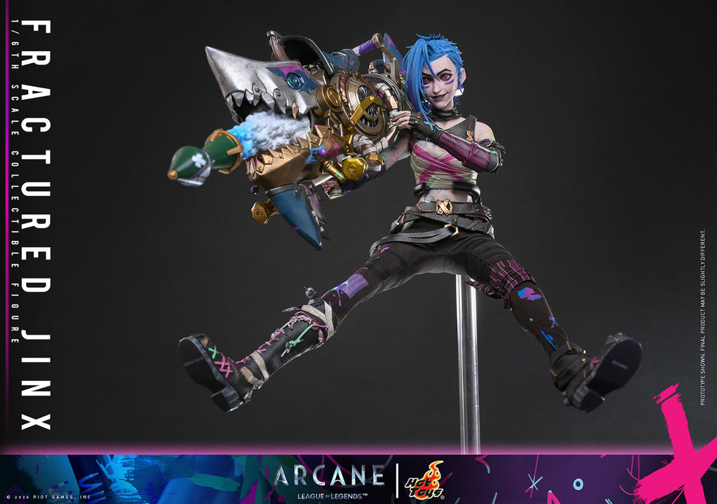 Fractured Jinx League of Legends Sixth Scale Figure