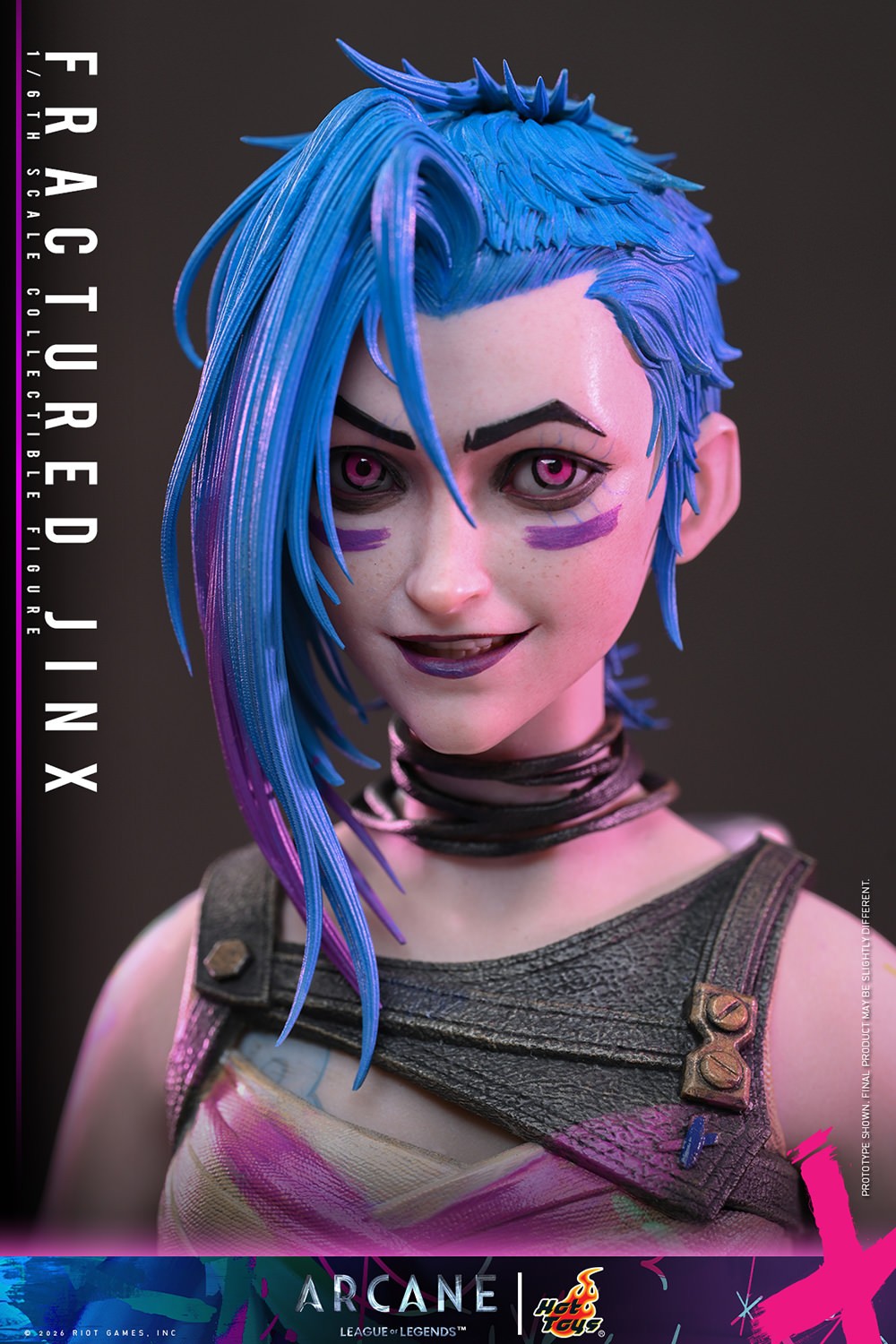 Fractured Jinx League of Legends Sixth Scale Figure