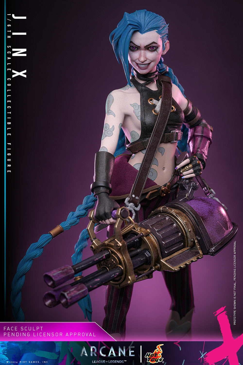 Jinx League of Legends Sixth Scale Figure