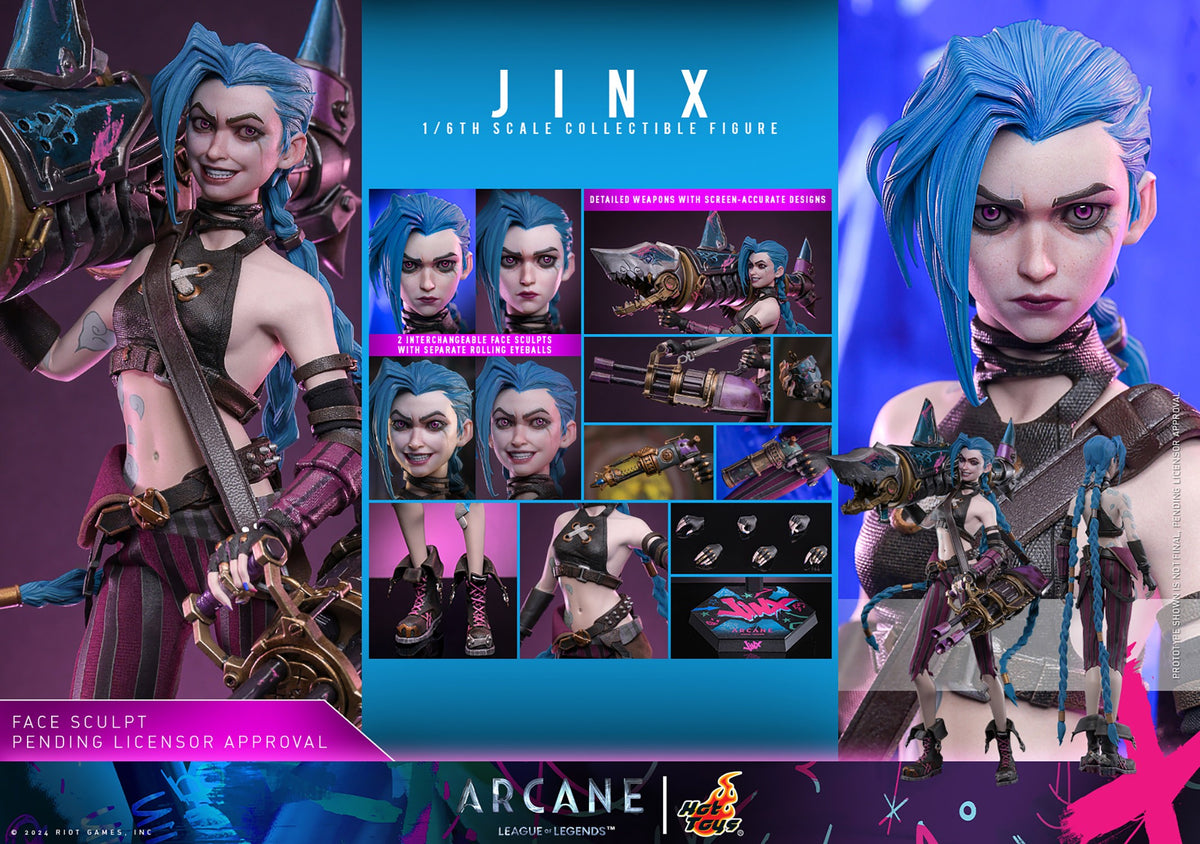 Jinx League of Legends Sixth Scale Figure