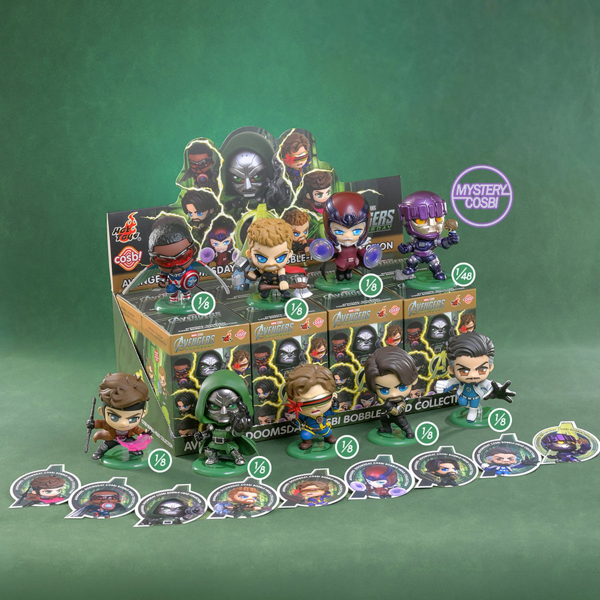 Avengers: Doomsday Cosbi Bobble-Head Collection Marvel Blind Box Set