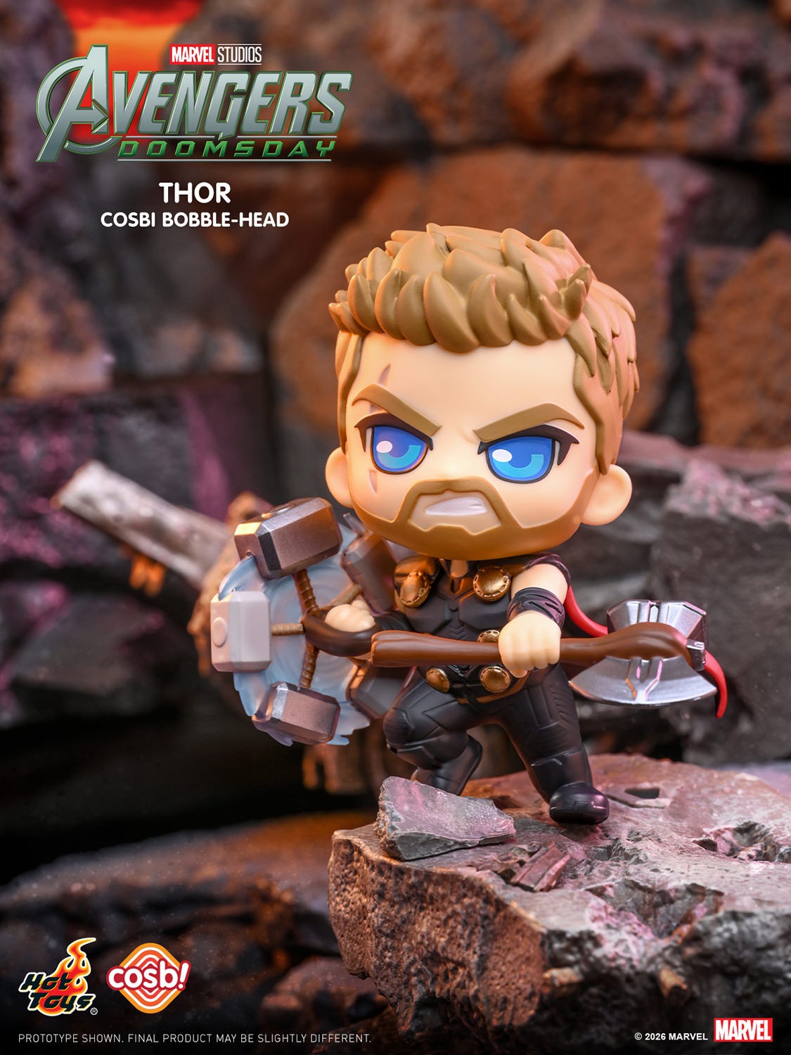 Avengers: Doomsday Cosbi Bobble-Head Collection Marvel Blind Box Set