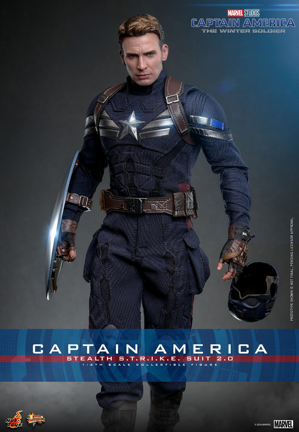 Captain America (Stealth S.T.R.I.K.E. Suit) 2.0 Marvel Sixth Scale Figure