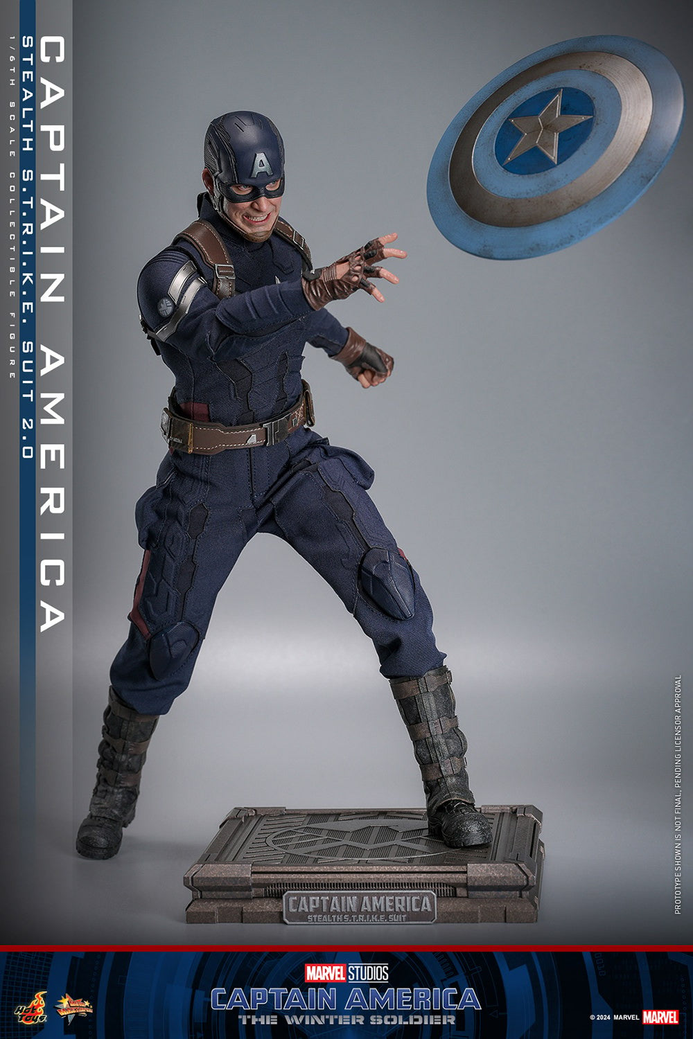 Captain America (Stealth S.T.R.I.K.E. Suit) 2.0 Marvel Sixth Scale Figure