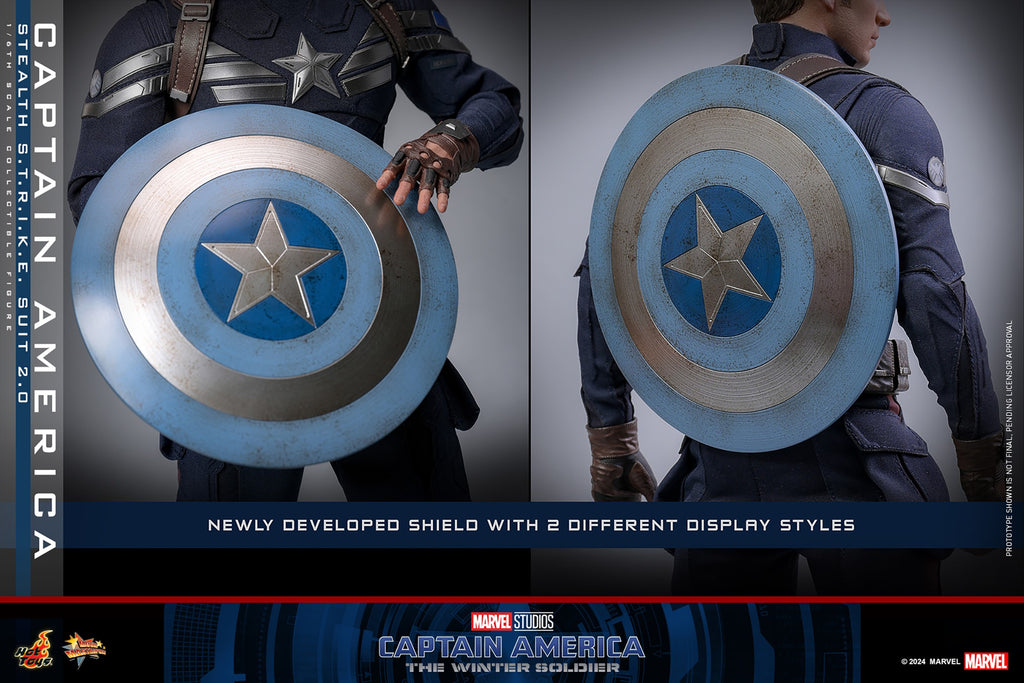 Captain America (Stealth S.T.R.I.K.E. Suit) 2.0 Marvel Sixth Scale Figure