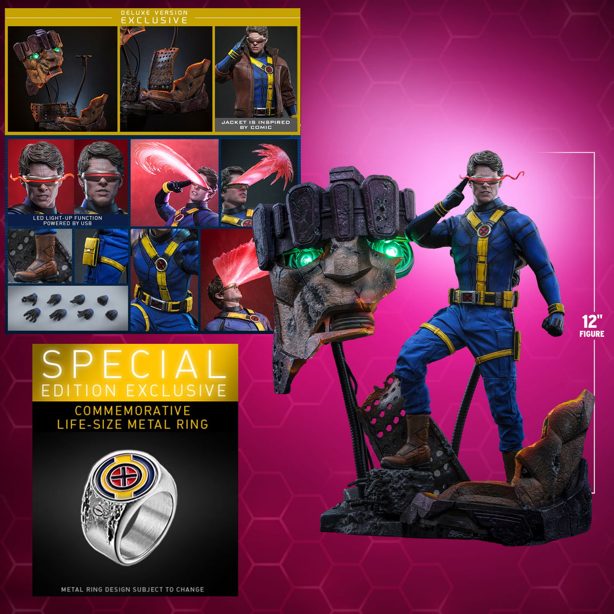 Cyclops Marvel Sixth Scale Figure