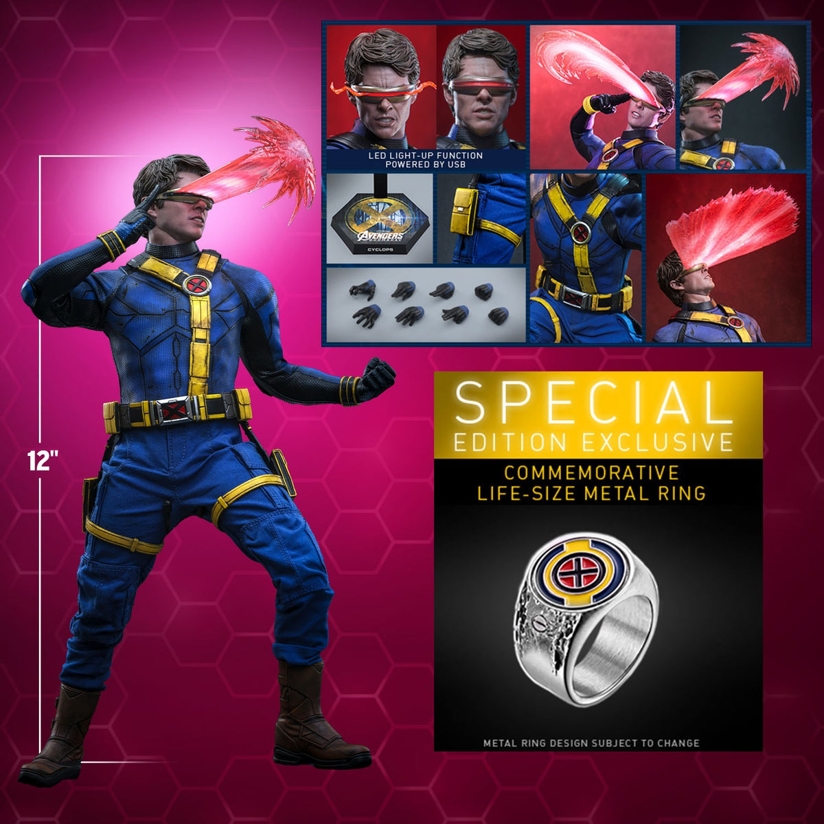 Cyclops Marvel Sixth Scale Figure