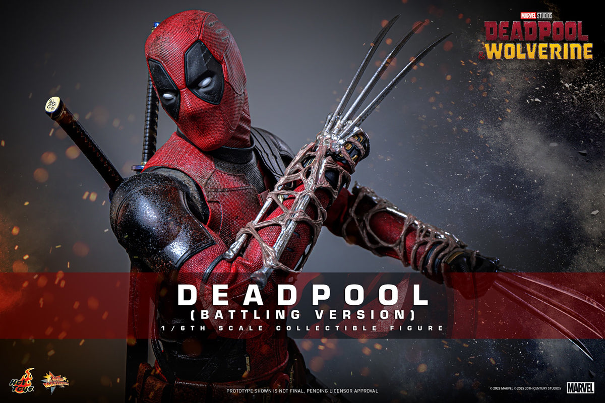 Deadpool (Battling Version) Marvel Sixth Scale Figure
