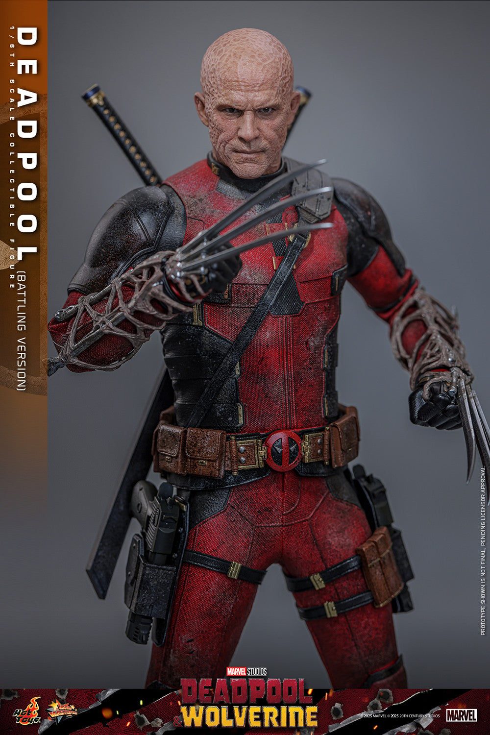Deadpool (Battling Version) Marvel Sixth Scale Figure